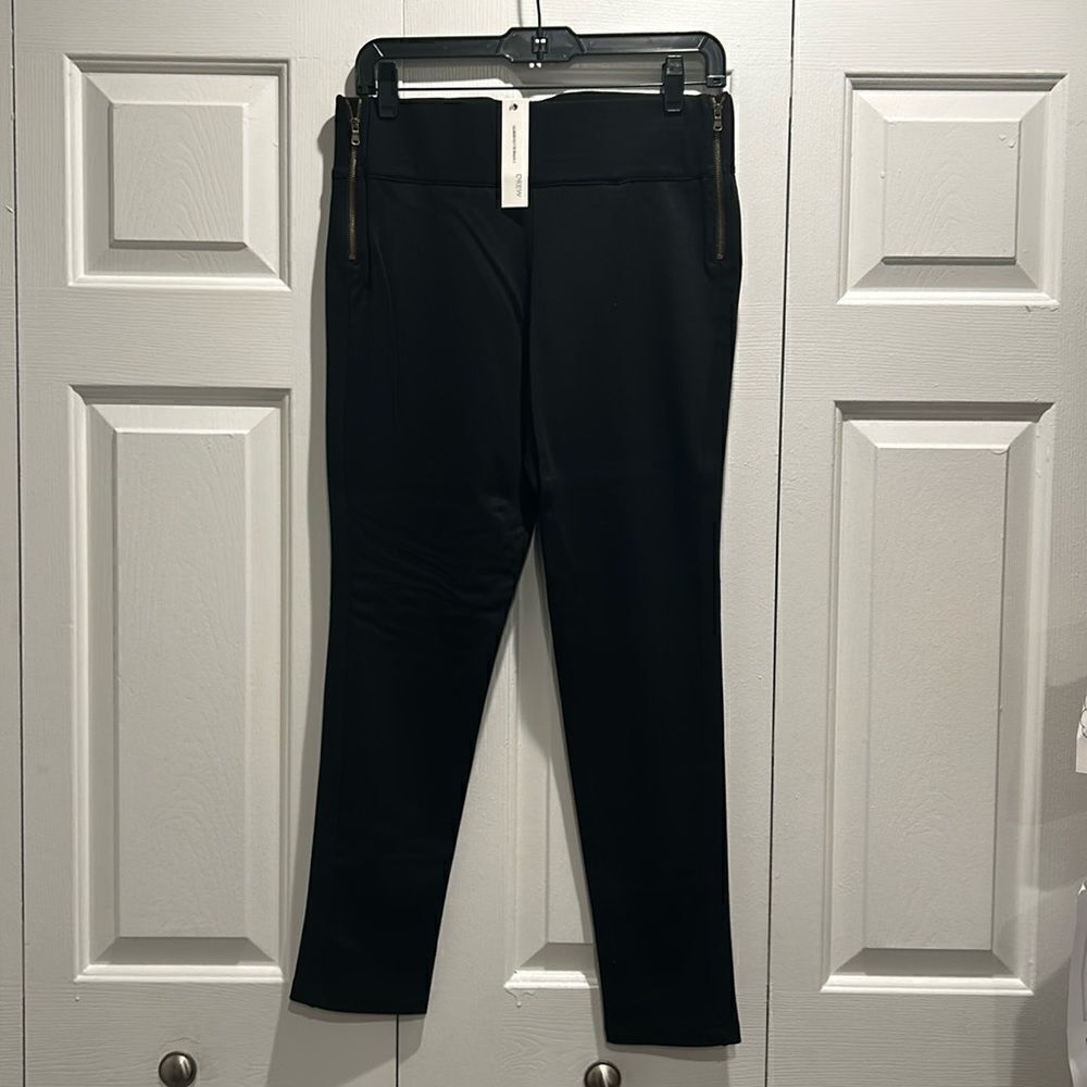 NWT Drew Black Skinny Trouser Pant, Size Large